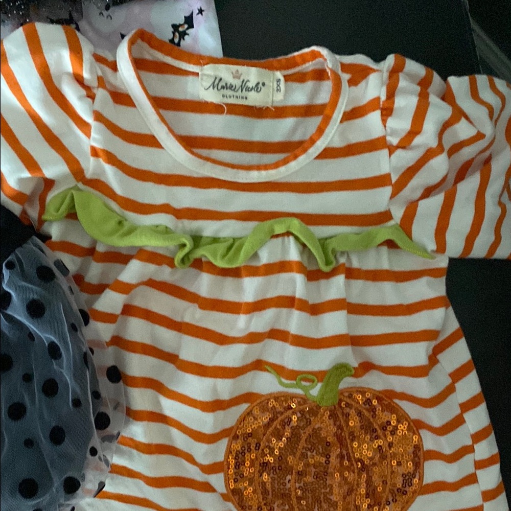 Kids Pumpkin Costume - Orange and White